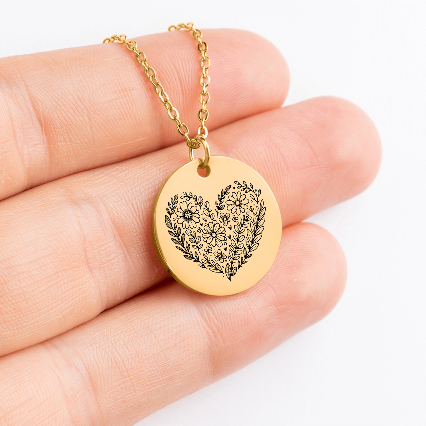 Spijt - Kan niet zonder jou - Gegraveerde Ketting Hartje