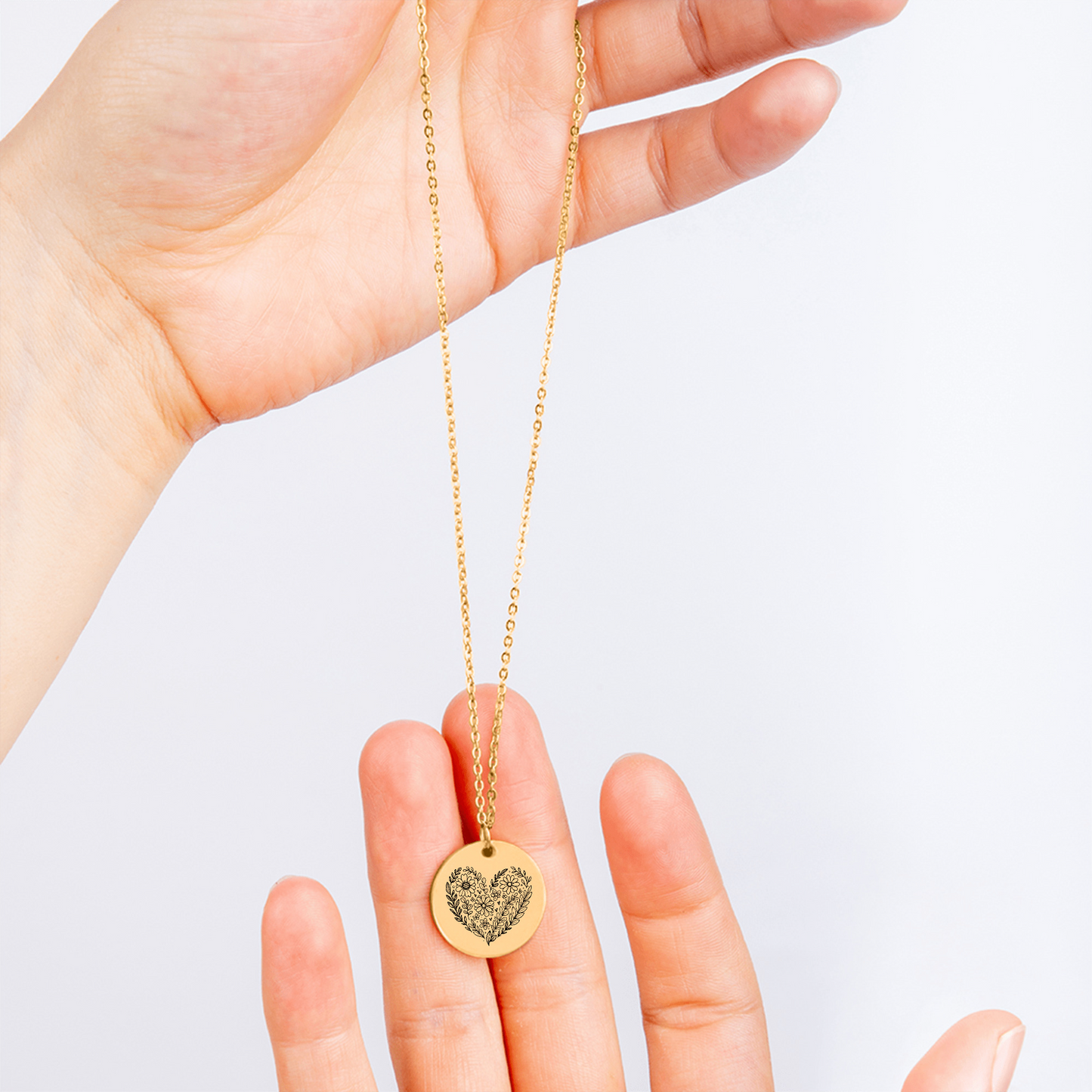 Spijt - Kan niet zonder jou - Gegraveerde Ketting Hartje