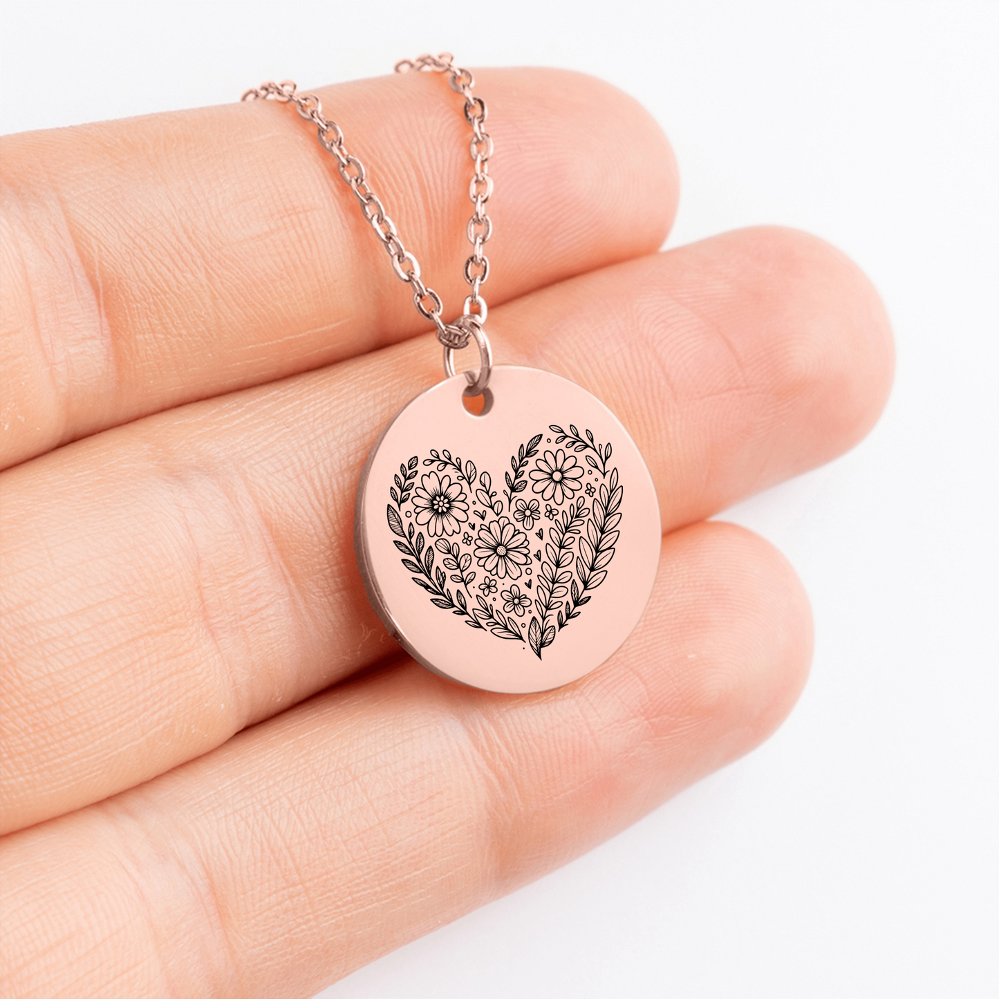 Spijt - Kan niet zonder jou - Gegraveerde Ketting Hartje