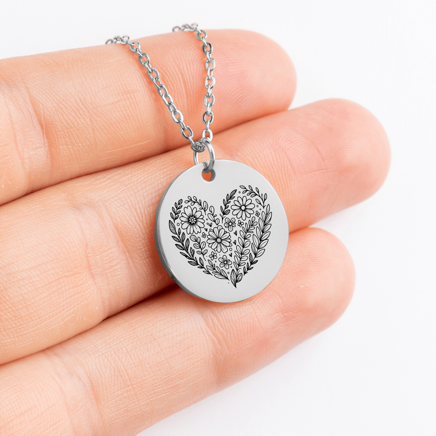 Spijt - Kan niet zonder jou - Gegraveerde Ketting Hartje