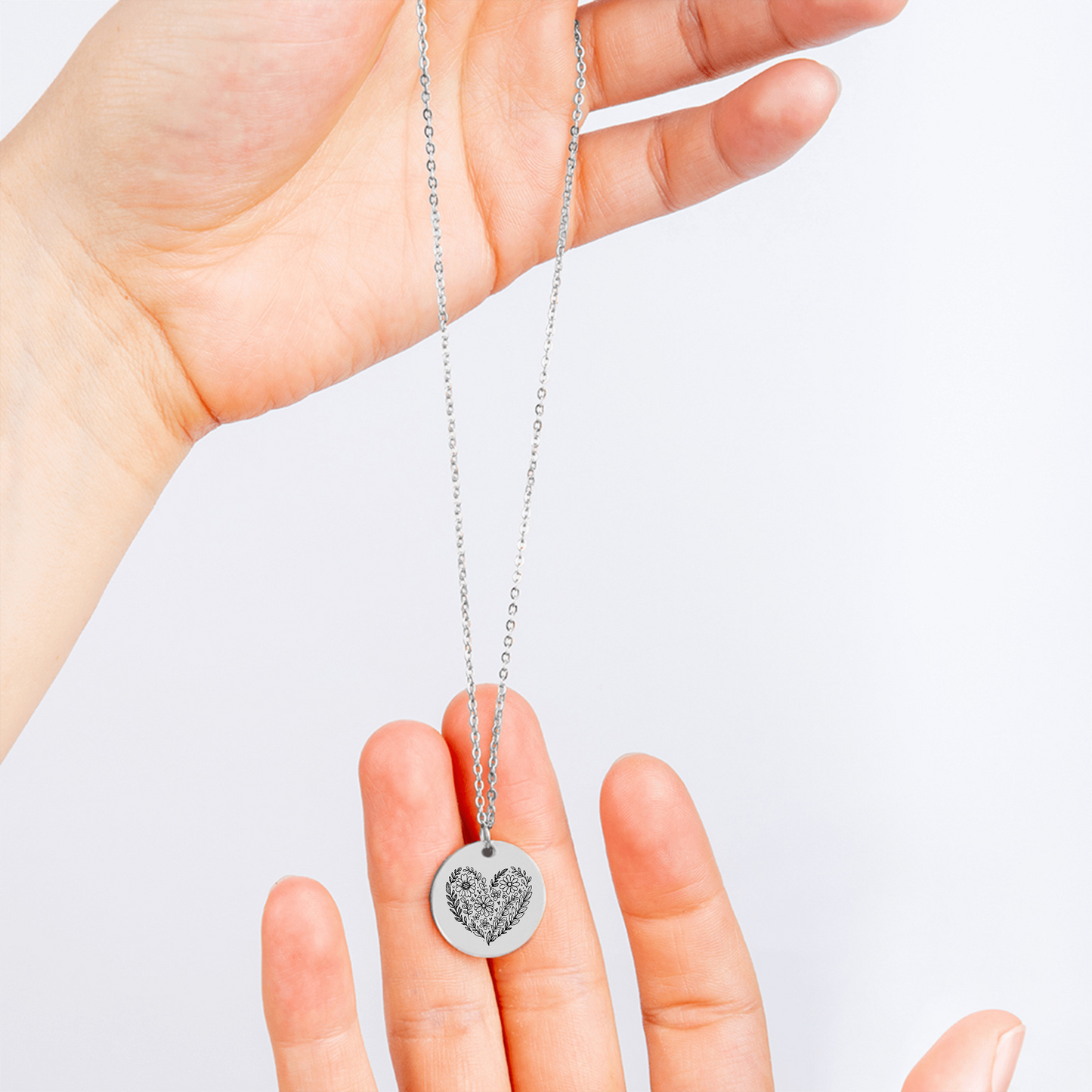 Spijt - Kan niet zonder jou - Gegraveerde Ketting Hartje