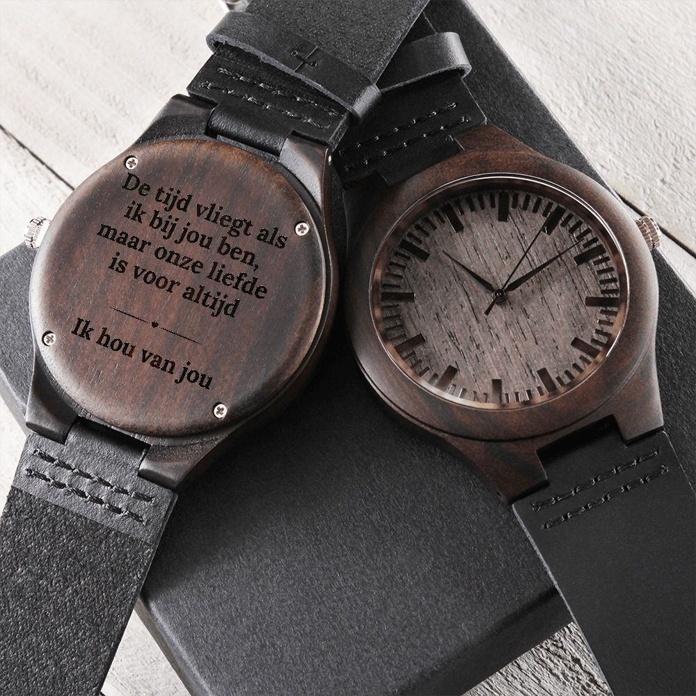 Gegraveerde hotsell horloge man