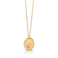 Vrouw van mijn Leven - Handen - Gegraveerde Ronde Hanger Ketting
