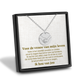 Vrouw van mijn Leven - Handen - Gegraveerde Ronde Hanger Ketting