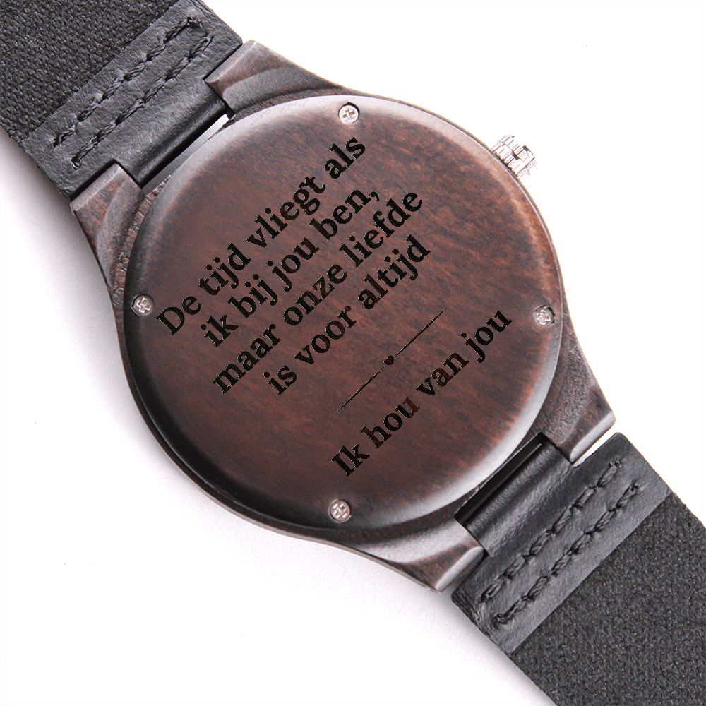 Horloge die sales de tijd zegt