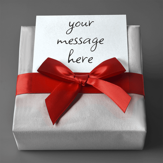 Cadeauverpakking incl. persoonlijke boodschap