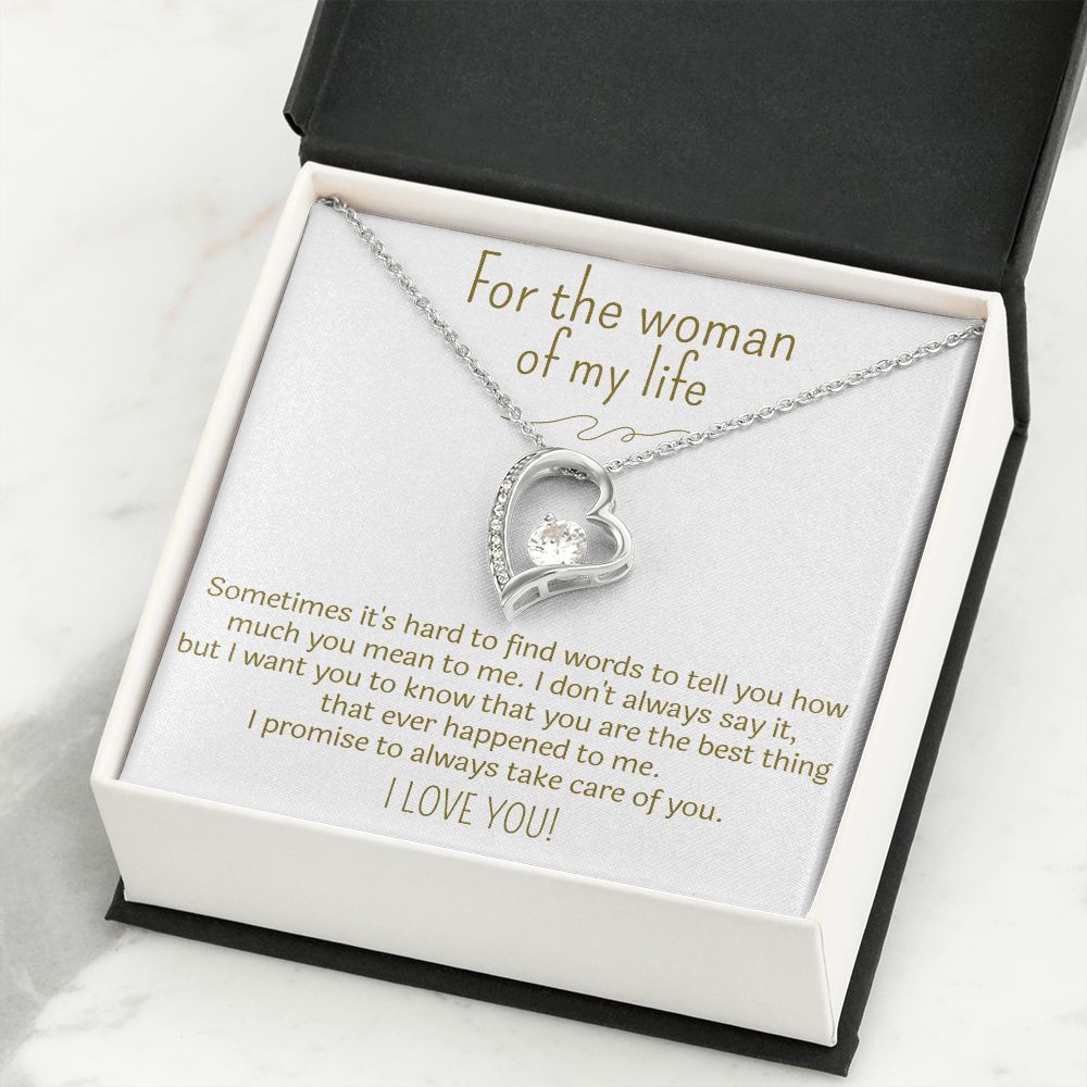 For the woman of my life - Forever Love Ketting