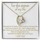For the woman of my life - Forever Love Ketting